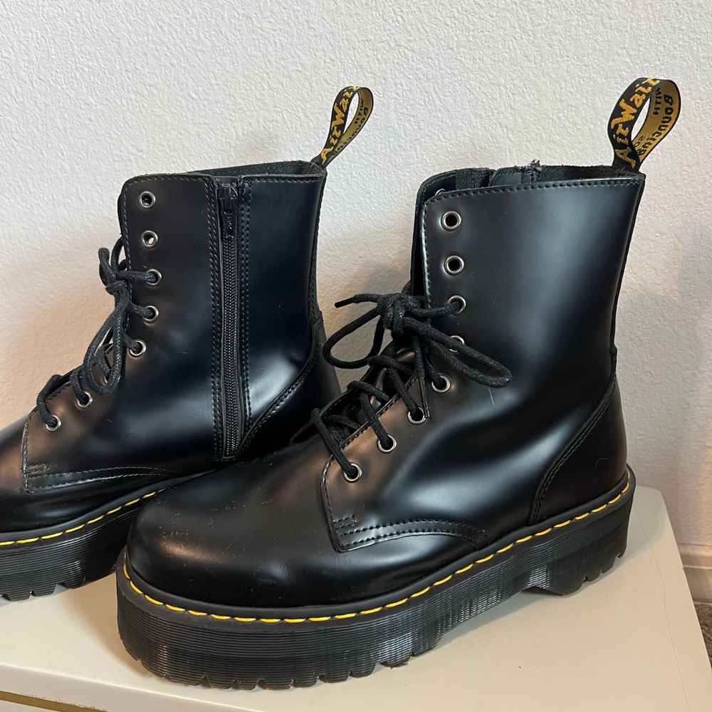 Dr. Martens Black Leather Boots